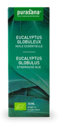 30 Ml Purasana Eucalyptus Globulus Etherische Olie Biologisch