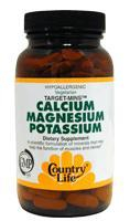 Country Life Calcium Magnesium Potassium 180 tablets