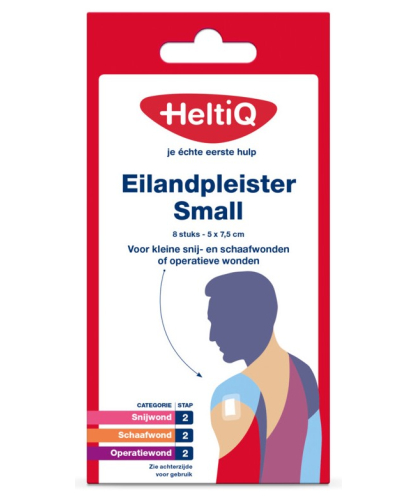 Heltiq Eilandpleister Small 7,5 x 5cm 8 Stücke