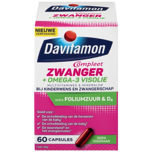 Davitamon Compleet Zwanger + Omega-3 Visolie
