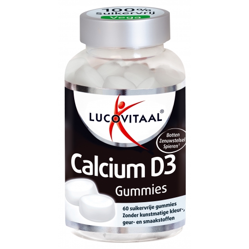 60 gummies Lucovitaal Calcium D3 Gummies