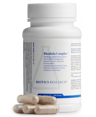 60 capsules Biotics Rhodiola Complex