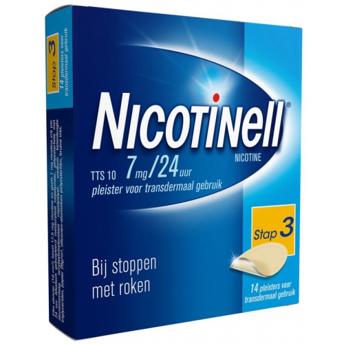 Nicotinell Pleisters TTS10 7mg 14 Stücke