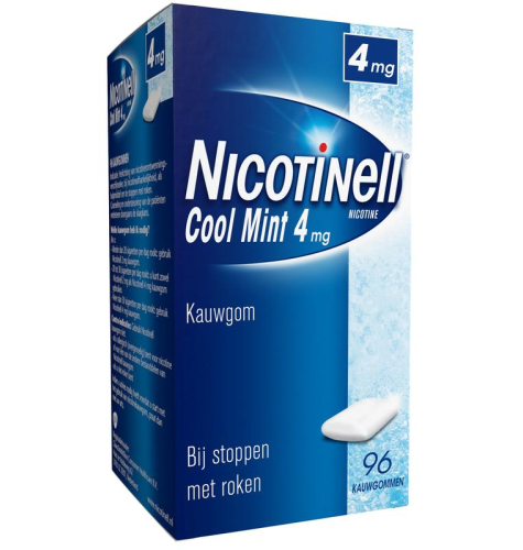 Nicotinell Kauwgom Cool Mint 4 mg