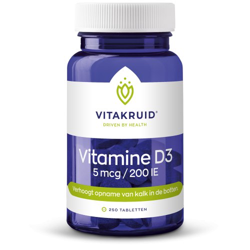 240 Tabletten Vitakruid Vitamine D3 5 mcg 200 IE