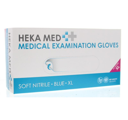 100 stuks Van Heek Medical Heka Handschoenen Soft Nitrile XL
