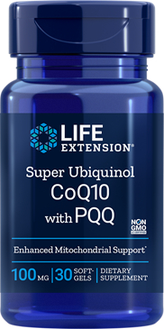 Super Ubiquinol CoQ10 100 mg with PQQ Life Extension 30 softgels kopen