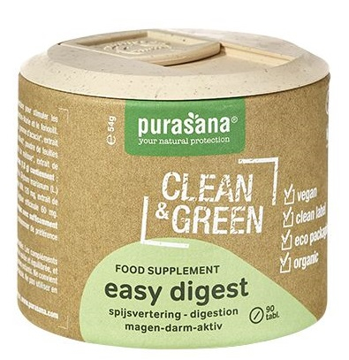 Clean & Green Easy Digest Biologisch Purasana 90 tabletten kopen