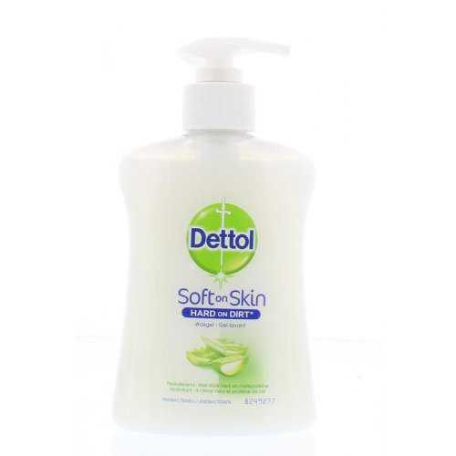 Dettol Wasgel Soft on Skin Hydraterend met Aloë Vera en Melkproteïne 250 Ml