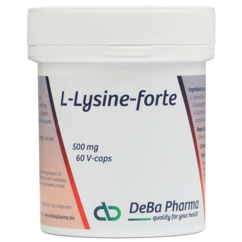 60 Kapseln DeBa Pharma L-Lysine Forte 500 mg
