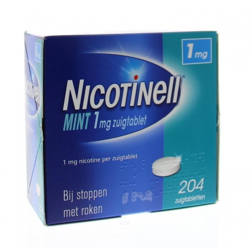 204 zuigtabletten Nicotinell Zuigtablet Mint 1mg