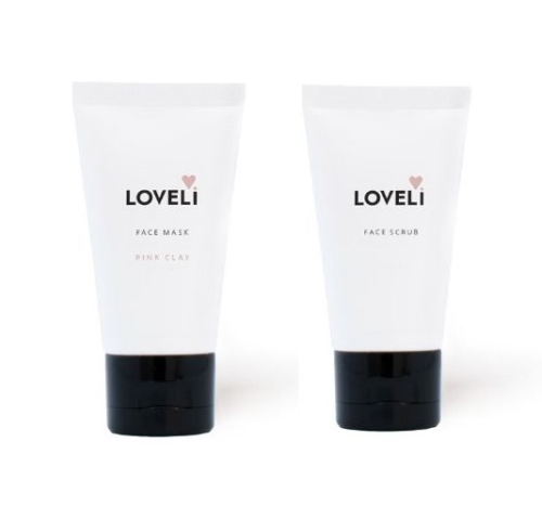 Loveli Face Mask + Face Scrub Set