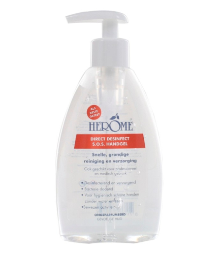 Herome Direct Desinfect S.O.S. Handgel Gevoelige Huid 200 Ml