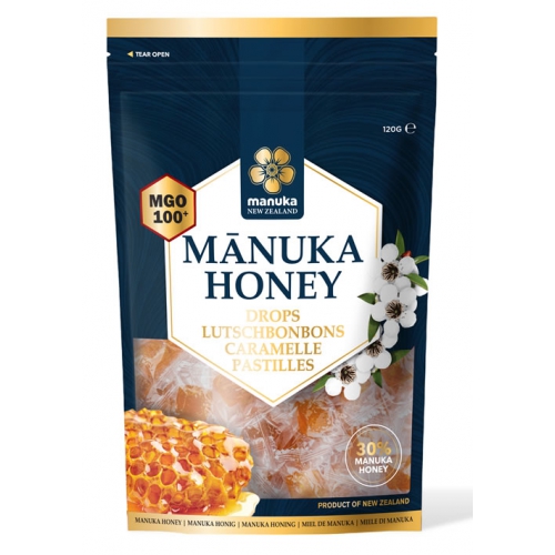 MNZ-Manuka New Zealand Manuka Honey MGO 100+ Pastilles 120 Gramm