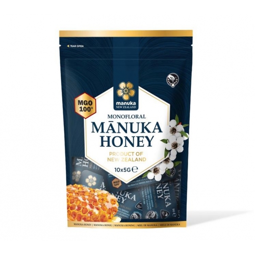 10 x 5 gram MNZ/Manuka New Zealand Manuka Honey MGO 100+