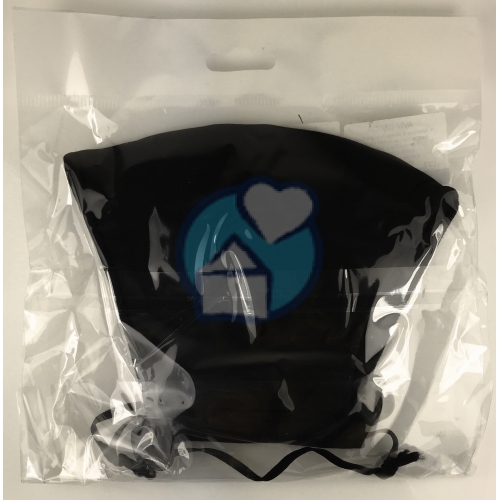 Fytotrade Niet-Medisch Wasbaar Mondkapje Katoen Zwart 1 Stücke