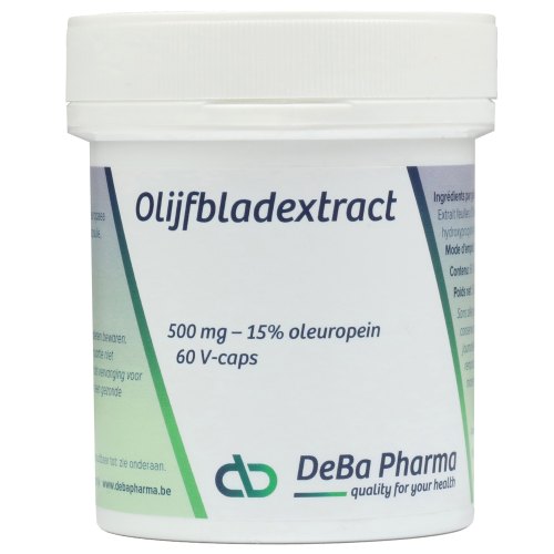 60 Kapseln DeBa Pharma Olijfbladextract 500 mg