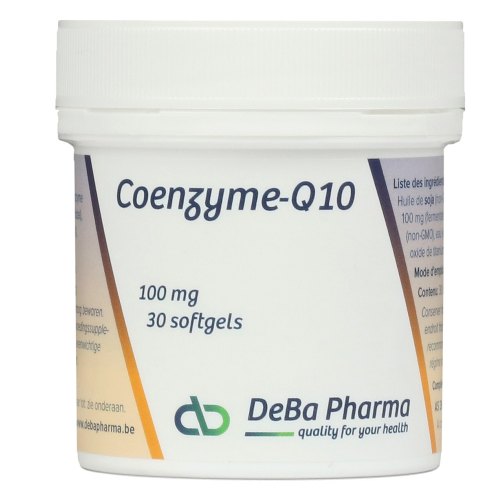 30 Softgels DeBa Pharma Coenzyme-Q10 100 mg