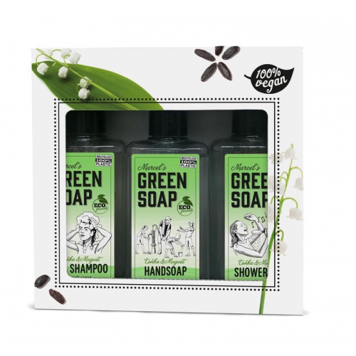 Marcel's Green Soap Giftbox Tonka & Muguet 900 gram