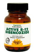 Country Life Vitamine B12 Dibencozide Active 30 lozenges
