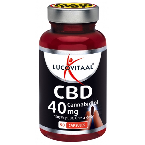 90 Kapseln Lucovitaal CBD Cannabidiol 40 mg