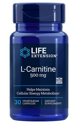 30 Kapseln Life Extension L-Carnitine 500 mg