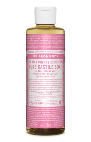 240 ml Dr. Bronner's All-One Magic Soap Cherry Blossom
