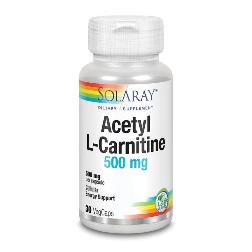30 Kapseln Solaray Acetyl L-Carnitine 500 mg