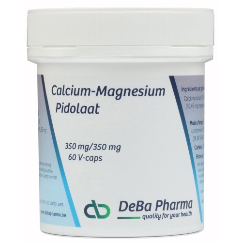 60 Kapseln DeBa Pharma Calcium-Magnesium Pidolaat 350-350 mg