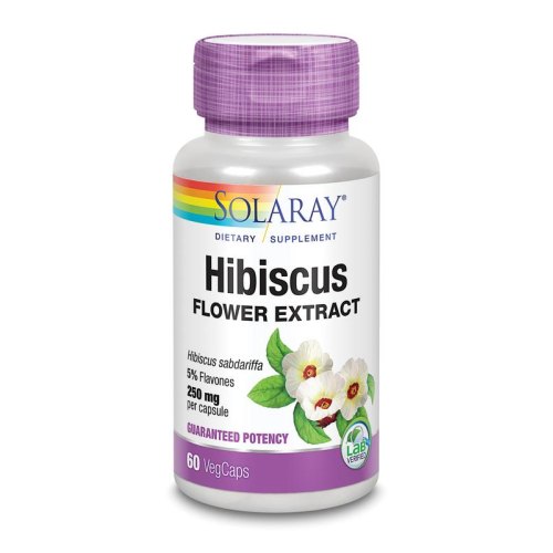 Solaray Hibiscus Flower Extract 250 mg 60 capsules