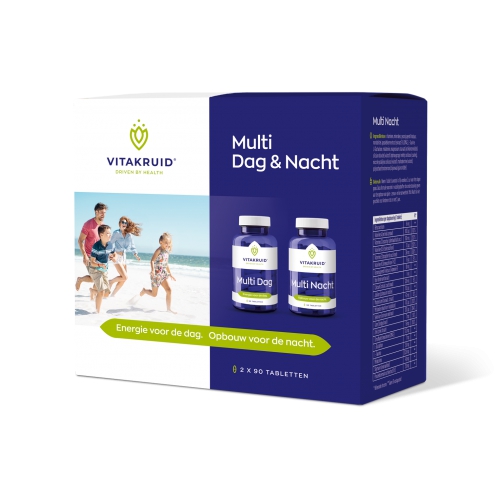 2 x 90 Tabletten Vitakruid Multi Dag & Nacht