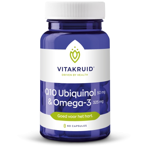 60 Kapseln Vitakruid Q10 Ubiquinol 50 mg & Omega-3 450 mg