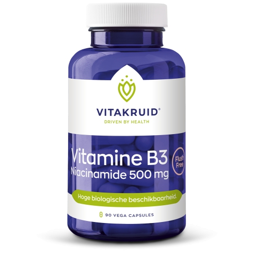 Vitakruid Vitamine B3 Niacinamide 500 mg 90 Kapseln
