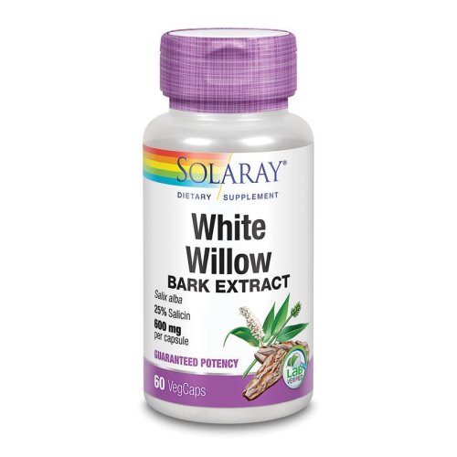 60 Kapseln Solaray White Willow Bark Extract 600 mg