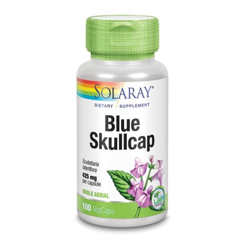 Solaray Blue Skullcap Scutellaria Lateriflora 425 mg 100 capsules