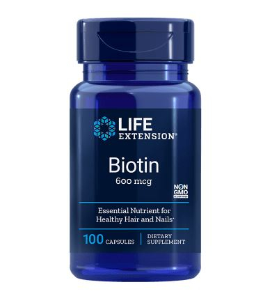 100 Kapseln Life Extension Biotin 600 mcg