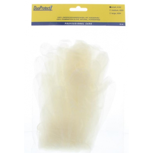 Duoprotect Onderzoekshandschoenen Vinyl Small Poedervrij 10 Stücke
