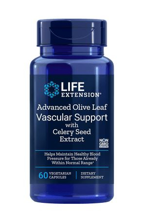 60 Kapseln Life Extension Advanced Olive Leaf Vascular Support