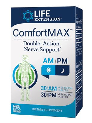 60 Tabletten Life Extension ComfortMax Double Action Nerve Support