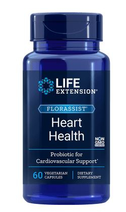 60 Kapseln Life Extension Florassist Heart Health Probiotic