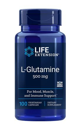 100 Kapseln Life Extension L-Glutamine 500 mg