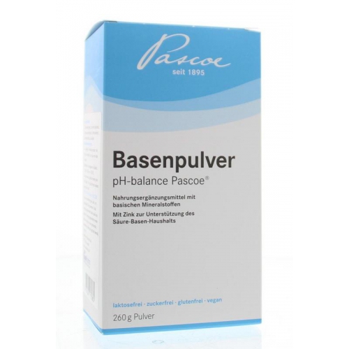 260 gram Pascoe Basenpulver pH-balance Pascoe
