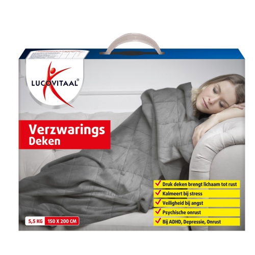 1 Stuck Lucovitaal Verzwaringsdeken 150 x 200 cm