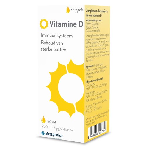 Metagenics Vitamine D Druppels 200 IU / 5 mcg