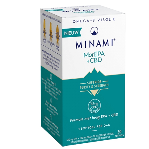 Minami Nutrition MorEPA + CBD 30 softgels