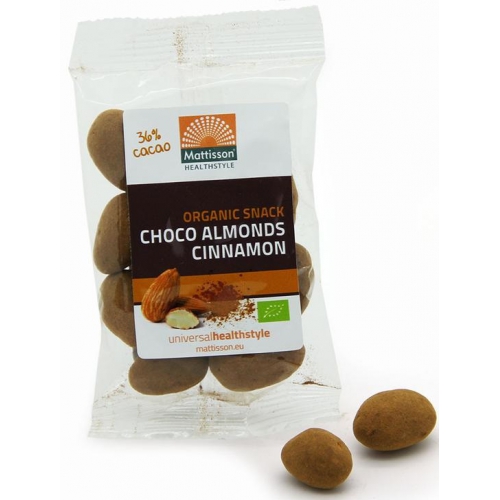 35 gram Mattisson Amandelen Kaneel Snack Pure Chocolade