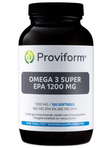 120 Softgels Proviform Omega 3 Super EPA 1200 mg