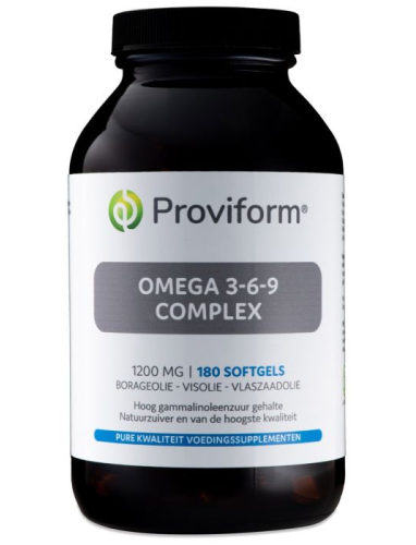 180 Softgels Proviform Omega 3-6-9 Complex 1200 mg