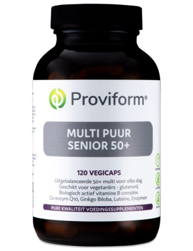 Proviform Multi Puur Senior 50+ 120 Vegicaps