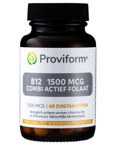 60 Lutschtabletten Proviform B12 1500 mcg Combi Actief Folaat